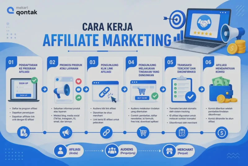 Affiliate Marketing 2026: Cara Kerja, Platform, dan Strategi Konten yang Aman