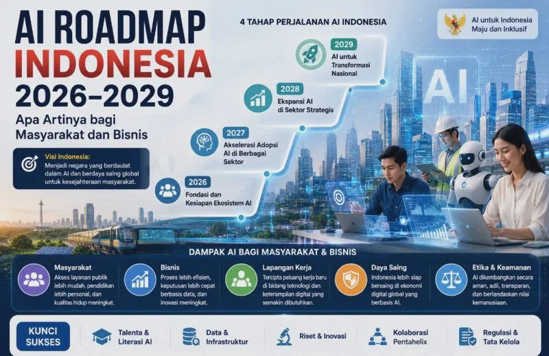 AI Roadmap Indonesia 2026-2029: Apa Artinya bagi Masyarakat dan Bisnis?