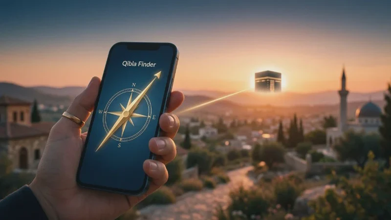 Aplikasi Arah Kiblat Gratis  yang Akurat Online Offline Terbaik 2026