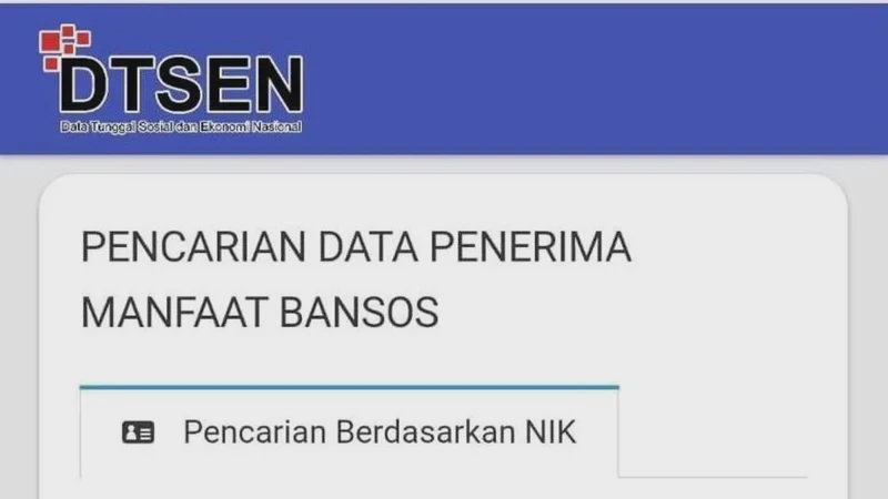 Aplikasi Cek Bansos PKH dan BPNT Kemensos Go Id Terbaru 2026