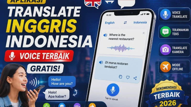 Aplikasi Translate Inggris Indonesia Voice Terbaik Gratis