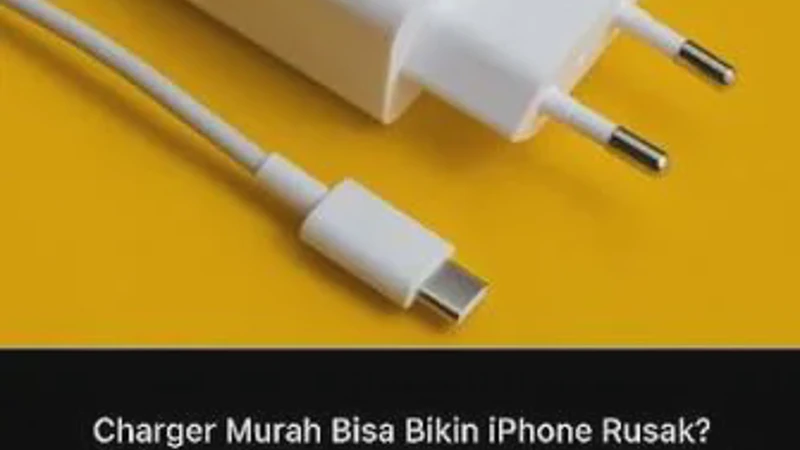 Bahaya Pakai Charger iPhone Abal-abal, Ternyata Bikin Battery Health Drop Drastis