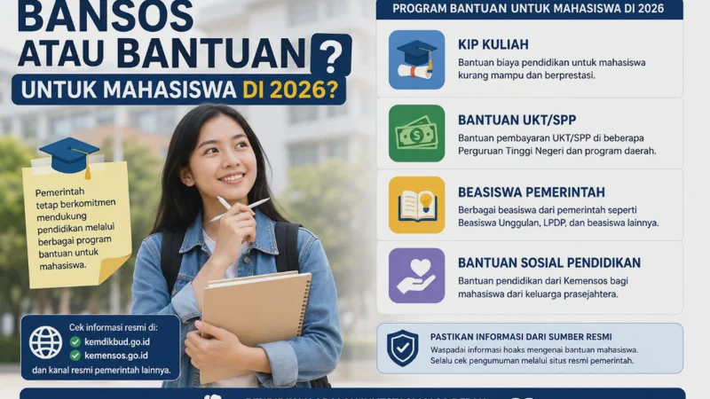 Apakah Ada Bansos atau Bantuan untuk Mahasiswa di 2026?
