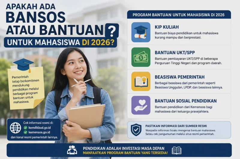 Apakah Ada Bansos atau Bantuan untuk Mahasiswa di 2026?
