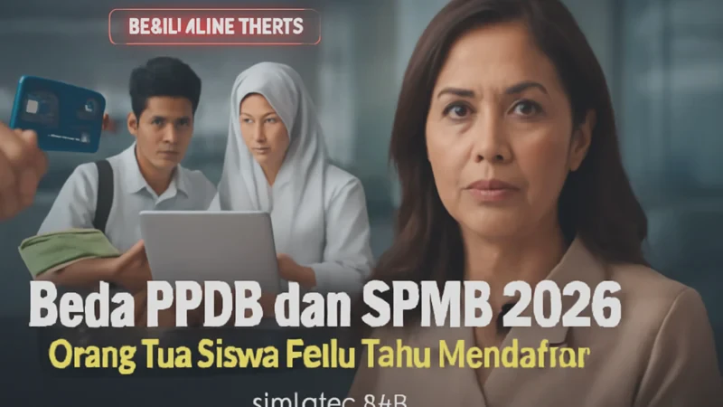 Beda PPDB dan SPMB 2026, Orang Tua Siswa Perlu Tahu Sebelum Mendaftar