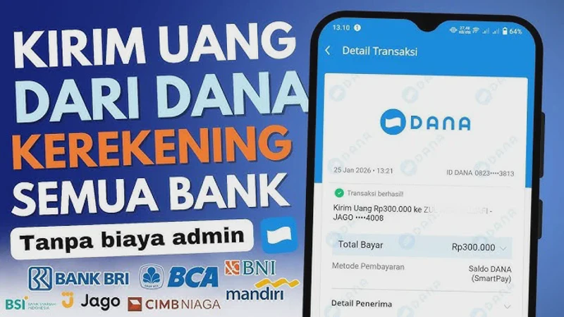 Biaya Transfer DANA ke BRI Terbaru 2026, Simak Cara Kirim Saldo Hemat