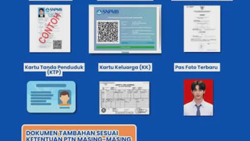 Bukti Lulus SNBT 2026 untuk Daftar Ulang PTN, Ini Dokumen yang Dibutuhkan