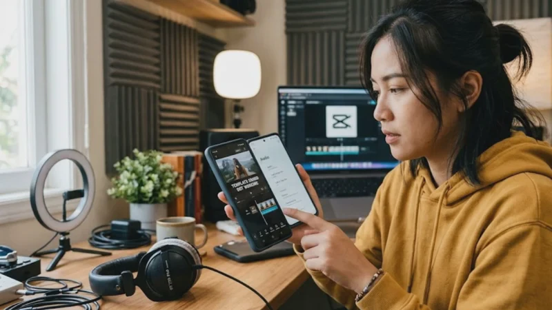 Cara Mengatasi Template  Capcut tidak ada Suara di Perangkat Android