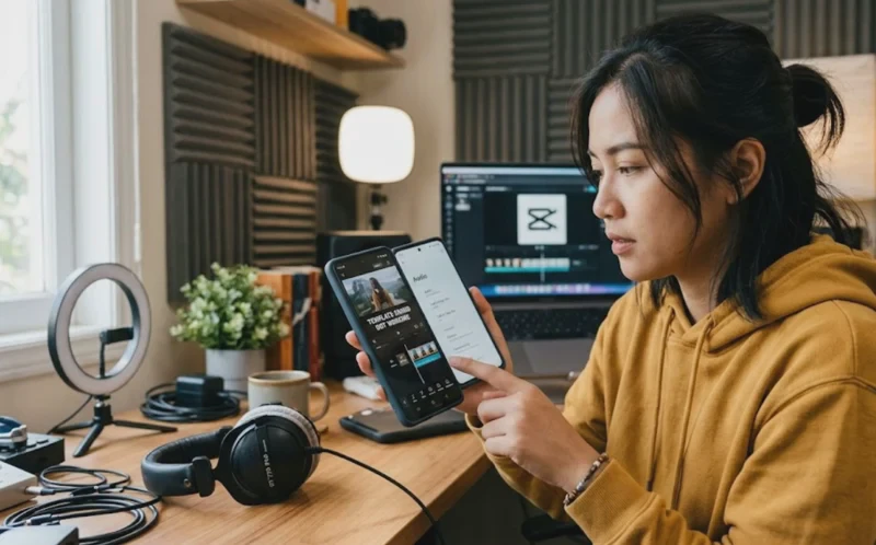 Cara Mengatasi Template  Capcut tidak ada Suara di Perangkat Android