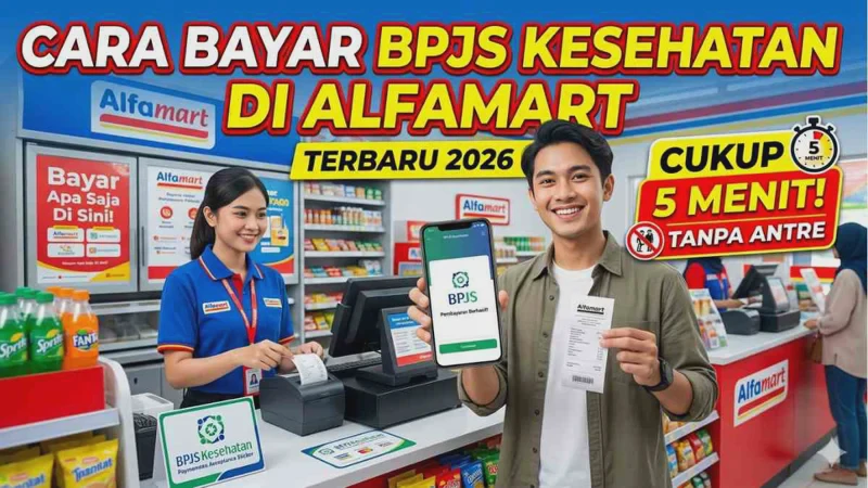 Cara Bayar BPJS Kesehatan di Alfamart Terbaru 2026 Ternyata Praktis Tanpa Antre