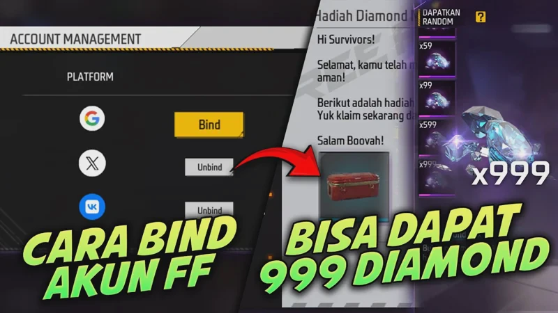 Cara Bind Akun FF ke Google, Facebook, dan VK Mudah Tanpa Nunggu 15 Hari