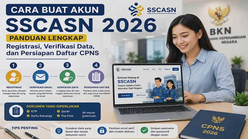 Cara Buat Akun SSCASN 2026: Panduan Lengkap Registrasi, Verifikasi Data, dan Persiapan Daftar CPNS