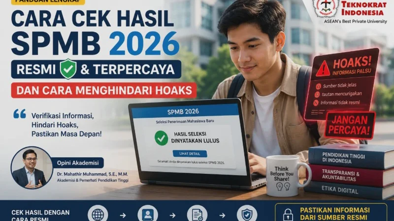 Cara Cek Hasil SPMB 2026 Resmi dan Cara Menghindari Hoaks – Opini Akademisi