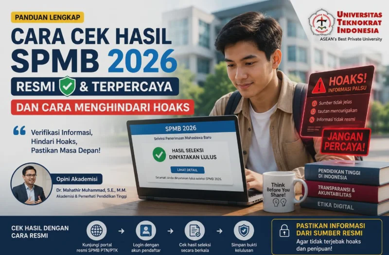 Cara Cek Hasil SPMB 2026 Resmi dan Cara Menghindari Hoaks – Opini Akademisi
