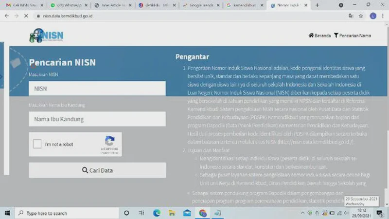 Cara Cek NISN Siswa Online Lewat Situs Resmi dengan Nama, NIK, dan Data Sekolah