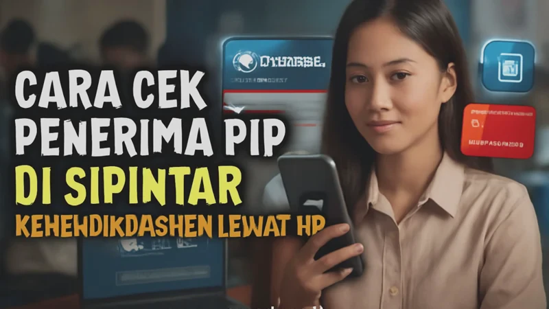Cara Cek Penerima PIP di SIPINTAR Kemendikdasmen Lewat HP