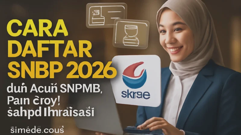 Cara Daftar SNBP 2026 dari Akun SNPMB, Pilih Prodi, sampai Finalisasi
