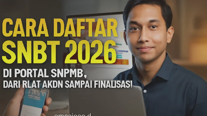 Cara Daftar SNBT 2026 di Portal SNPMB dari Buat Akun sampai Finalisasi
