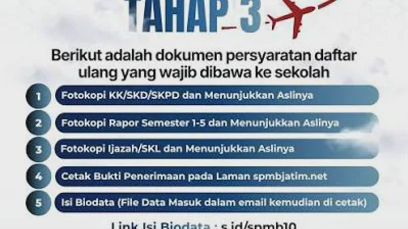 Cara Daftar Ulang SPMB 2026 Setelah Dinyatakan Lolos Seleksi