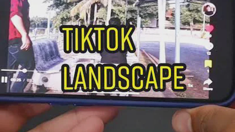 Cara Live TikTok Landscape Agar Tampilan Full Screen Seperti YouTube
