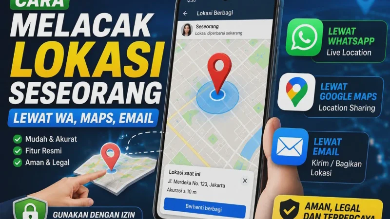 Cara Melacak Lokasi Seseorang Lewat WA, Maps, Email