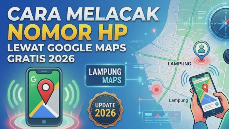 Cara Melacak Nomor HP Lewat Google Maps Gratis 2026