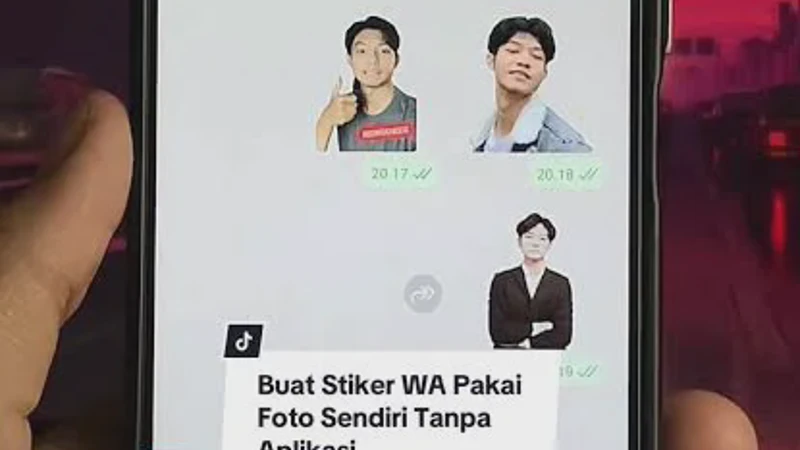 Cara Membuat Stiker WhatsApp Sendiri Pakai Foto Tanpa Aplikasi 2026