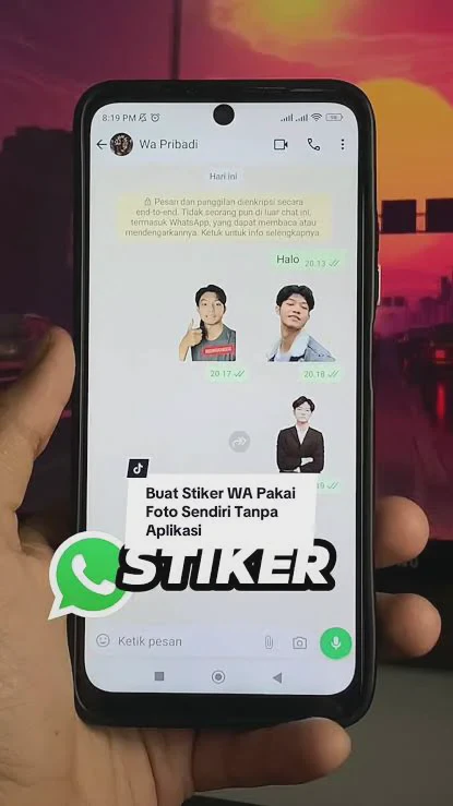 Cara Membuat Stiker WhatsApp Sendiri Pakai Foto Tanpa Aplikasi 2026