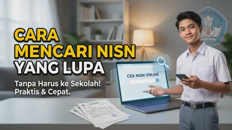 Cara Mencari NISN yang Lupa atau Hilang Tanpa Harus ke Sekolah