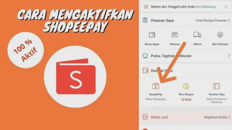 Cara Mengaktifkan ShopeePay Plus tanpa KTP dengan Mudah  dan Cepat 2026