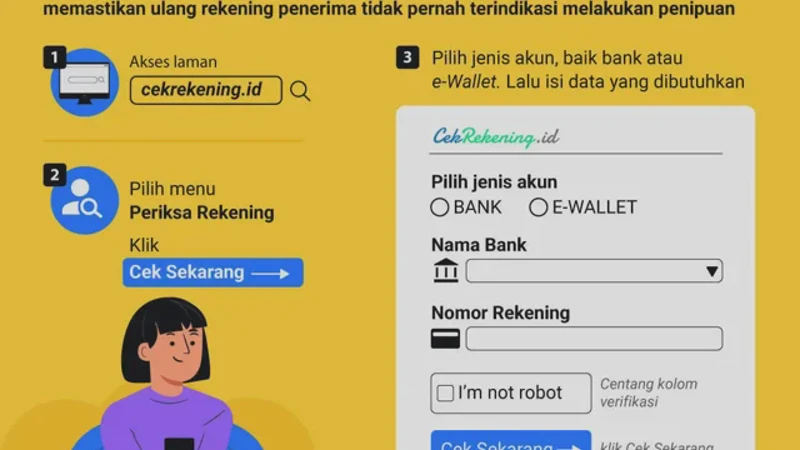 Cara Mengetahui Nama Pemilik Rekening Bank Agar Terhindar dari Penipuan