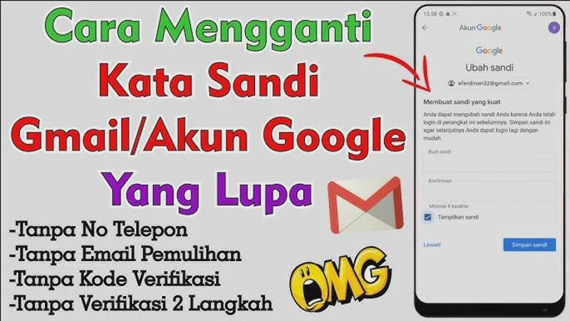 Cara Mengganti Password Gmail di HP dan Laptop dengan Mudah