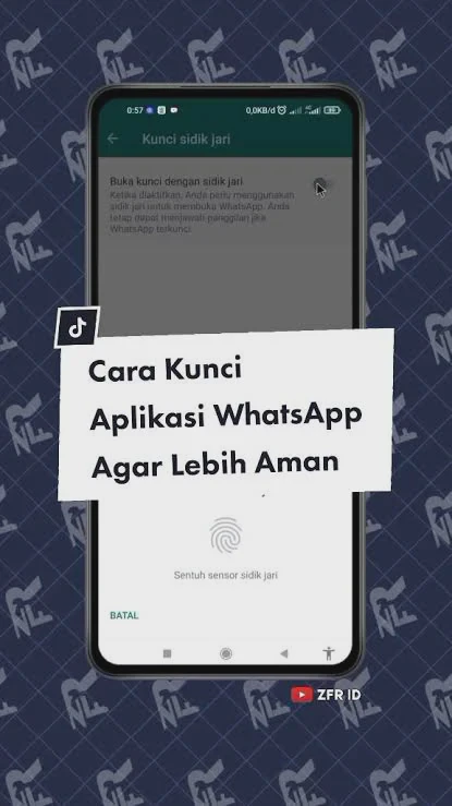 Cara Mengunci WhatsApp dengan Sidik Jari dan PIN agar Lebih Aman
