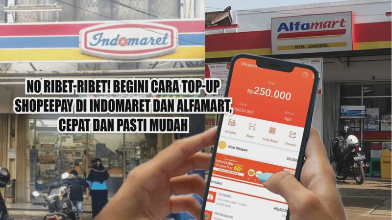 Cara Top Up ShopeePay Lewat ATM dan Indomaret Terbaru 2026 Sangat Cepat