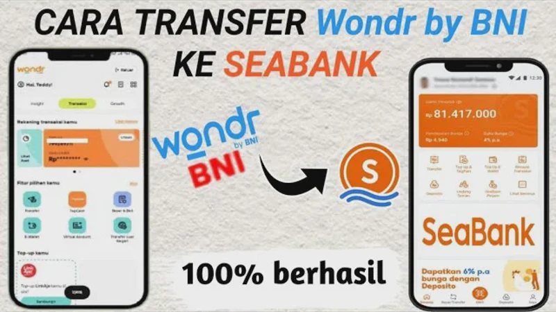 Cara Transfer BNI ke SeaBank via BNI Mobile Banking, Mudah dan Cepat