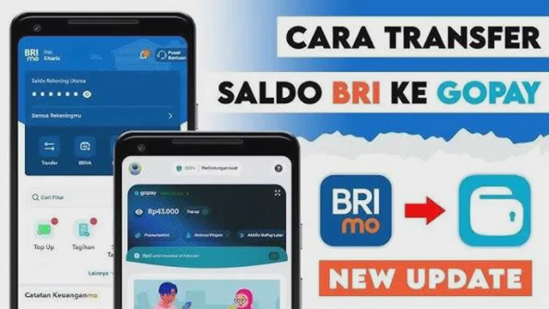 Cara Transfer BRI ke GoPay Lewat ATM dan BRImo, Panduan Terupdate