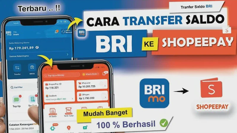 Cara Transfer BRI ke ShopeePay dengan Mudah, Tutorial Terbaru 2026