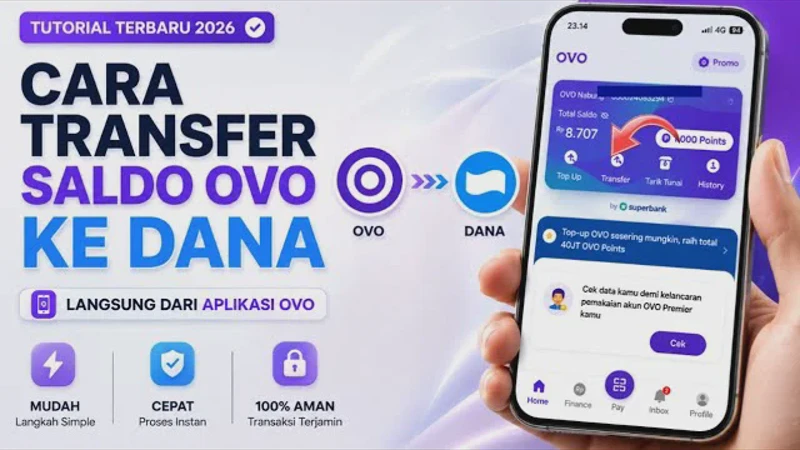 Cara Transfer OVO ke Mandiri Tanpa Ribet, Panduan Praktis Tahun 2026