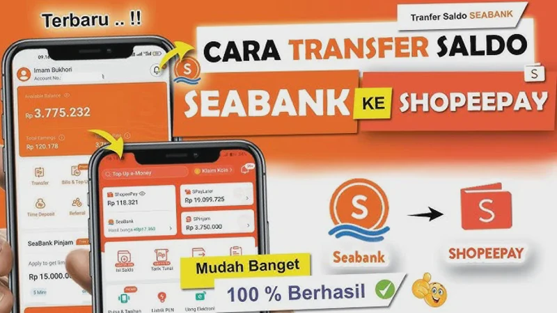Cara Transfer SeaBank ke ShopeePay Otomatis, Solusi Belanja Praktis