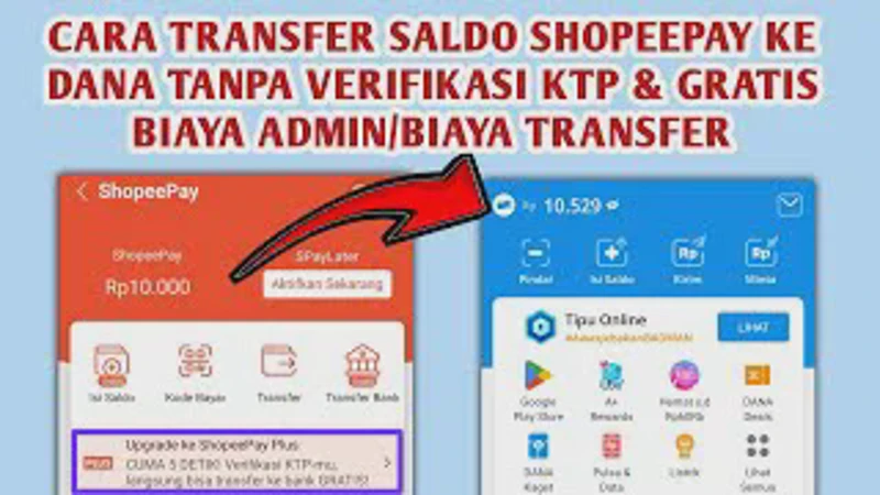Cara Transfer ShopeePay ke Dana Tanpa Verifikasi KTP Dijamin Berhasil 2026