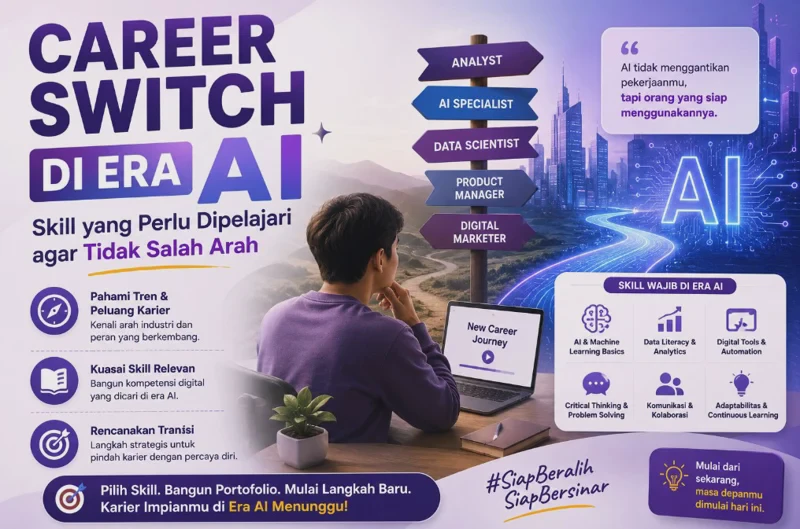 Career Switch di Era AI: Skill yang Perlu Dipelajari agar Tidak Salah Arah