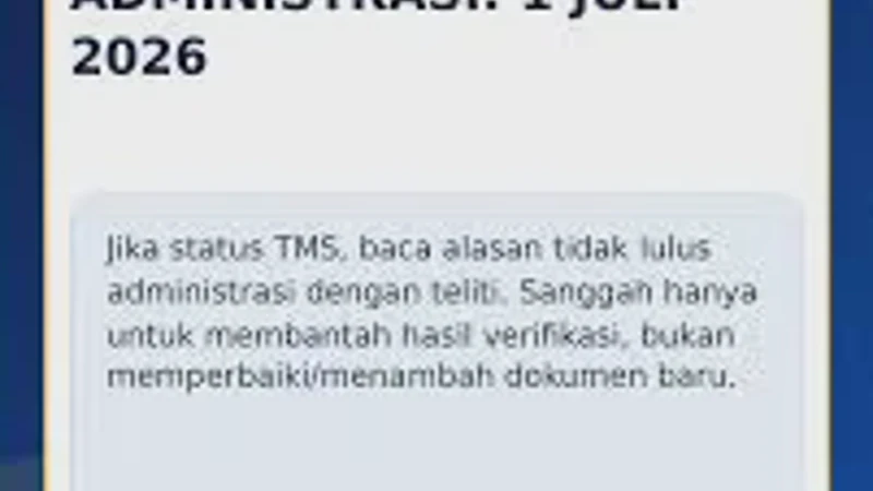 CASN Sekolah Rakyat 2026: Jadwal Seleksi, Tahapan Administrasi, dan Cara Cek Pengumuman
