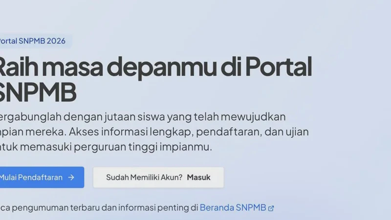 Cek Hasilnya Sekarang! Ini 43 Link Resmi Pengumuman SNBT 2026 Paling Update