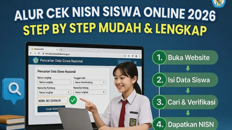Cara Cek NISN Siswa Online dengan Nama Paling Praktis 2026