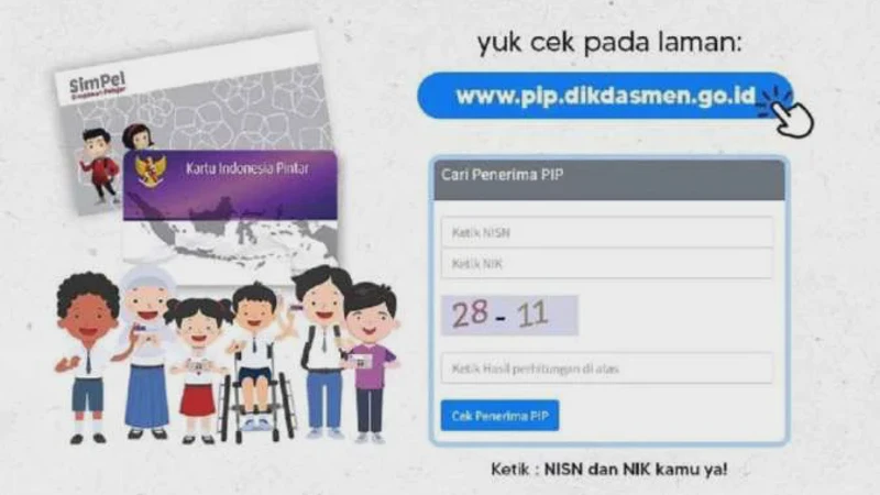 Cara Cek PIP Pakai NISN dan NIK: Panduan Siswa SD, SMP, SMA, dan SMK