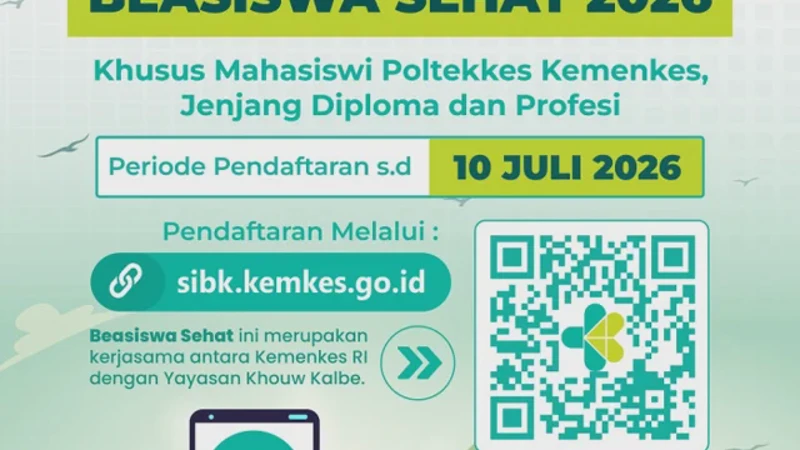 Cek Syarat Beasiswa SEHAT Kemenkes 2026 Terbaru: Cara Daftar dan Jadwal Lengkapnya