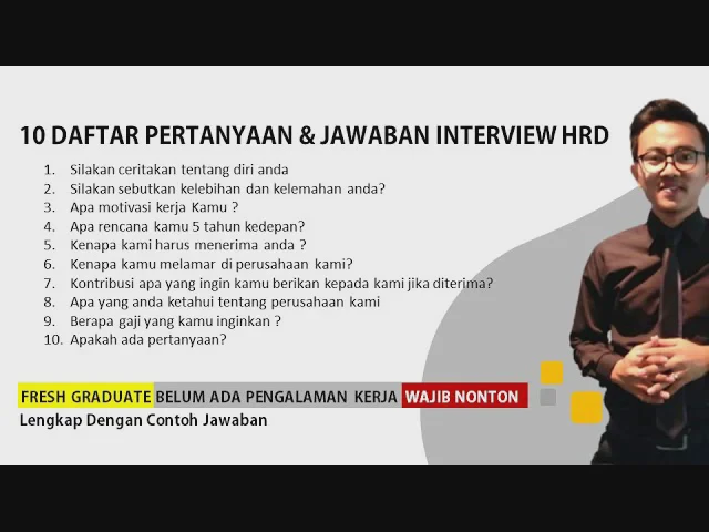 Pertanyaan Interview Kerja yang Sering Muncul dan Cara Menjawab dengan Tenang