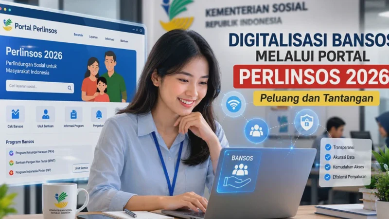 Digitalisasi Bansos melalui Portal Perlinsos 2026: Peluang dan Tantangan