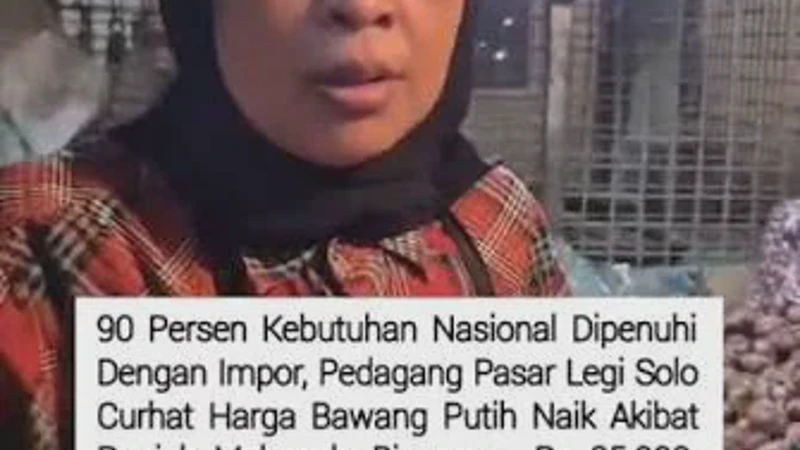 Dolar AS Menggila! Harga Bawang Putih Tembus Rp100 Ribu Per Kg Bikin Emak-Emak Syok