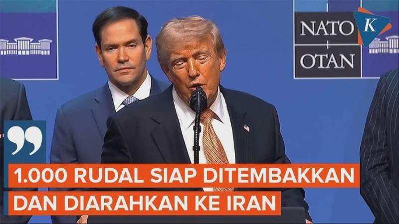Donald Trump Siapkan 1.000 Rudal Siap Tempur ke Iran Dunia Kini di Ambang Perang Terbuka